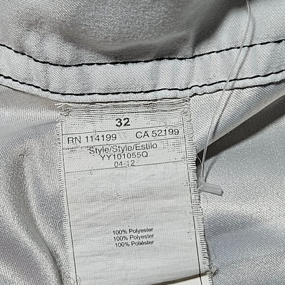 Quiksilver Plaid Board Shorts Mens Size 32 Black Red Swim Surf Beach Trunks - Picture 4 of 4